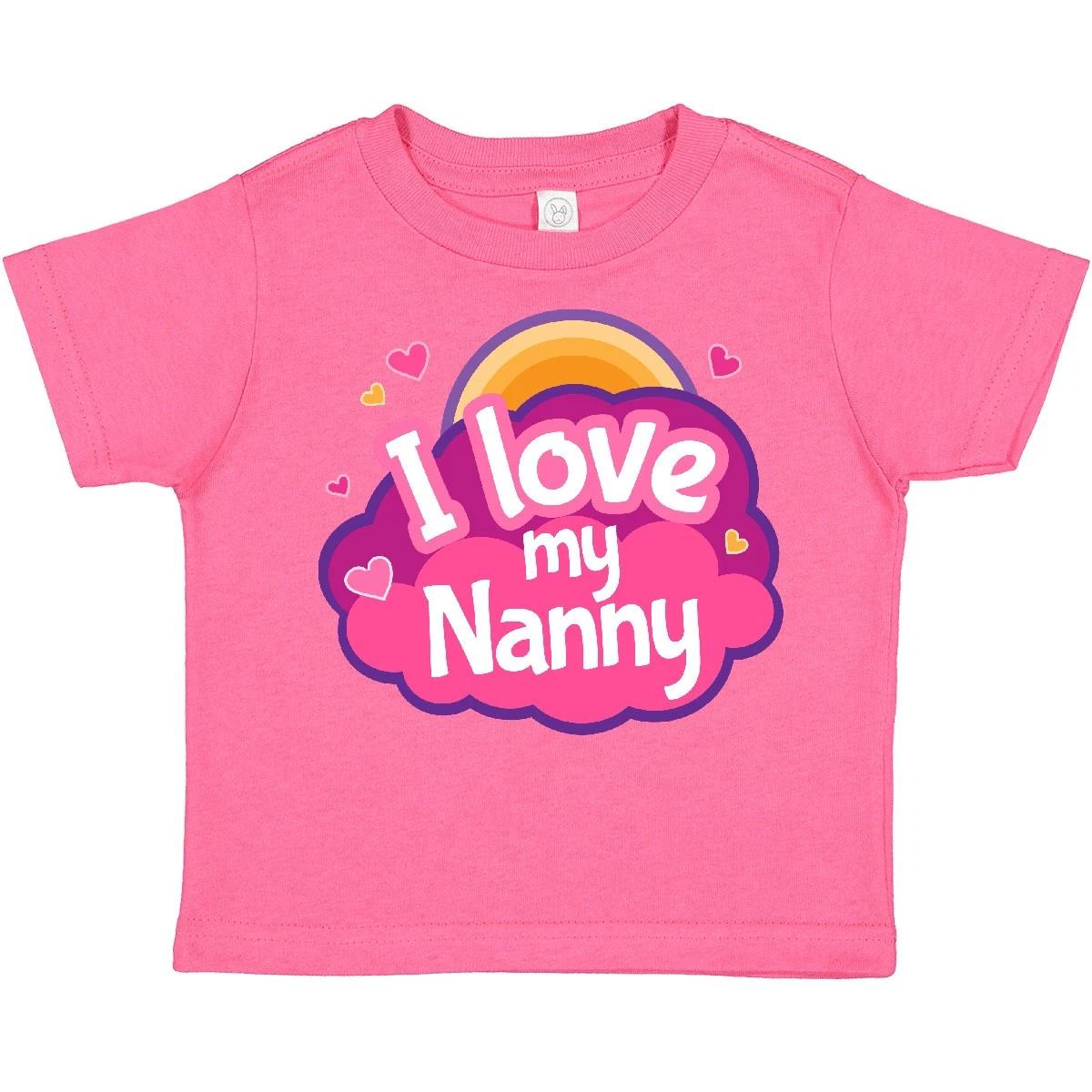 Inktastic I Love My Nanny Grandchild Toddler T-Shirt Grandma Gift From Grandkids 150
