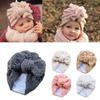 Warm Thick Baby Beanies Ear Warmer Newborn Baby Hats Infant Hat Teddy Fabric Bowknot Headband