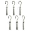 6pcs Opening Hole Design Concrete Wall Hooks Sturdy Ceiling Hook Bolts  For Medical Equipment