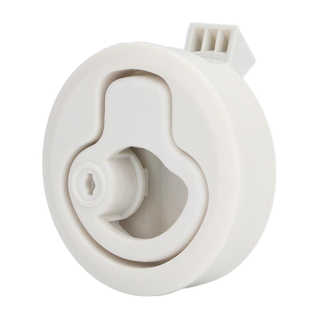 Motorhome Cabinet Door Lock Embedded Round Zinc Alloy with 2 Keys Anti Rust Slip for Yacht Home