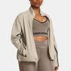 Under Armour UA Unstoppable Logo Color Block Casual Comfortable Breathable Jacket Women Jackets Khaki 1385895-289