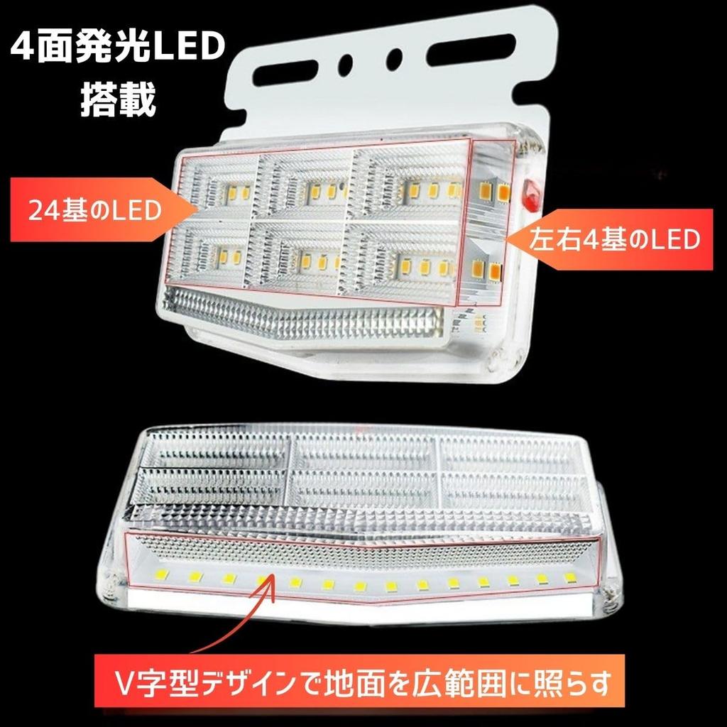 DaishiDai 4 Side Glow LED Marker Lamp Side Marker Set of 2 Super Bright