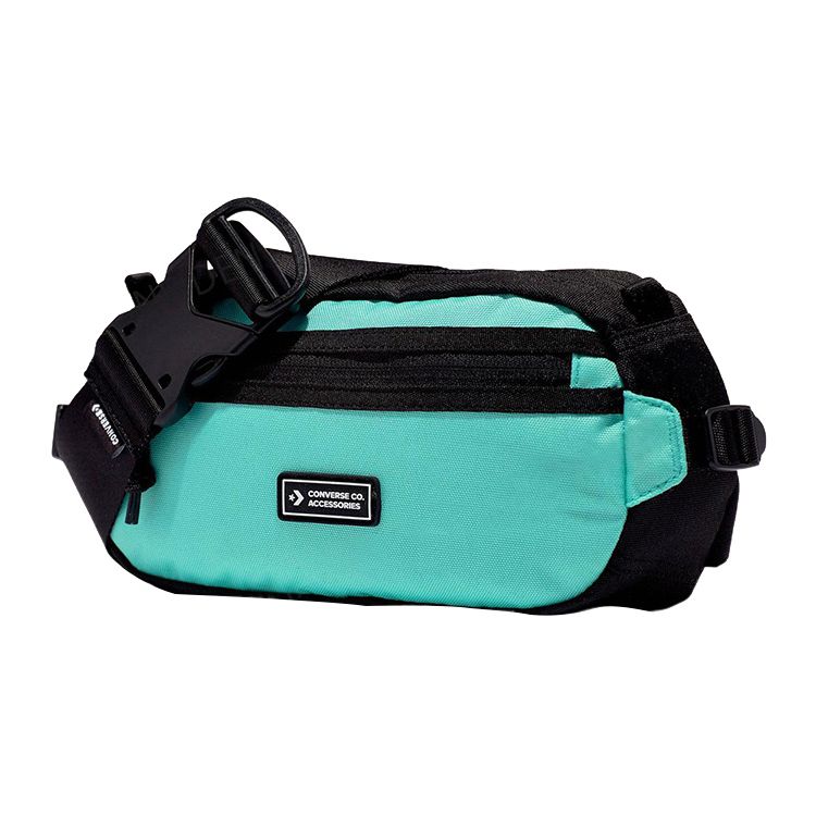 Converse Transition Sling Logo Polyester Shoulder Crossbody Chest Waist Bag Unisex Bags Mint-Green 10022098-A04 Mint Green