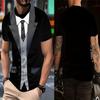 Men's Skeleton Graphic T-shirts Funny 3D Fake Jacket Print Men Women Punk Street Style T shirt Casual Outdoor Youth Tees Y2k Top