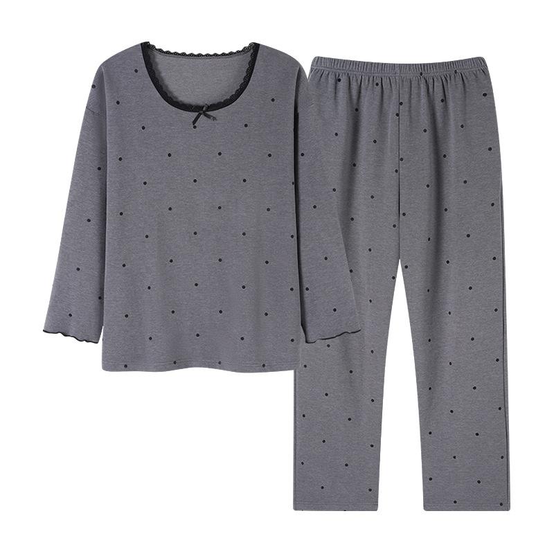 German Velvet Pajamas Women'S Autumn And Winter Long Sleeves Can Be Worn Outside, Thin Velvet Polished Warm High-End Loungewear