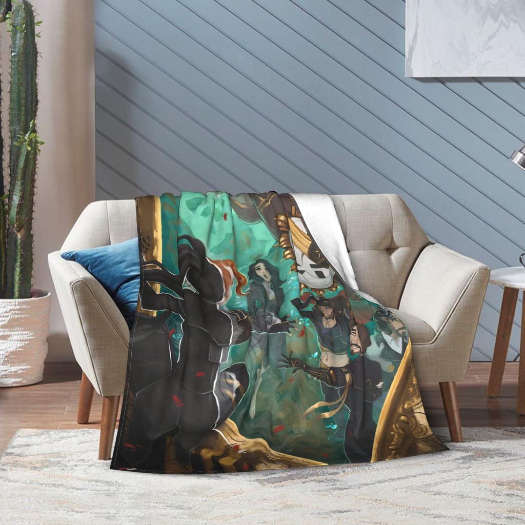 Esquie Clair Obscur Expedition 33 Game Blanket Plush Awesome Breathable Throw Blanket for Bed Sofa All Season