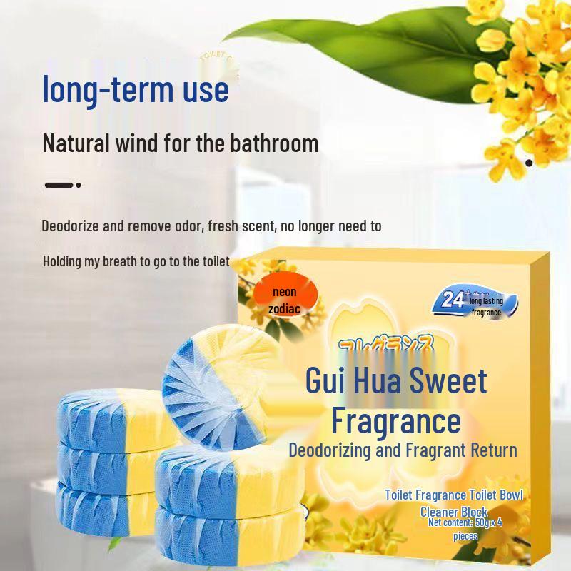Ling Detergente per WC a Bolle Blu - Fragranza Intensa, Potente Anticalcare, Profumo Fresco, Rimuovi Odori.