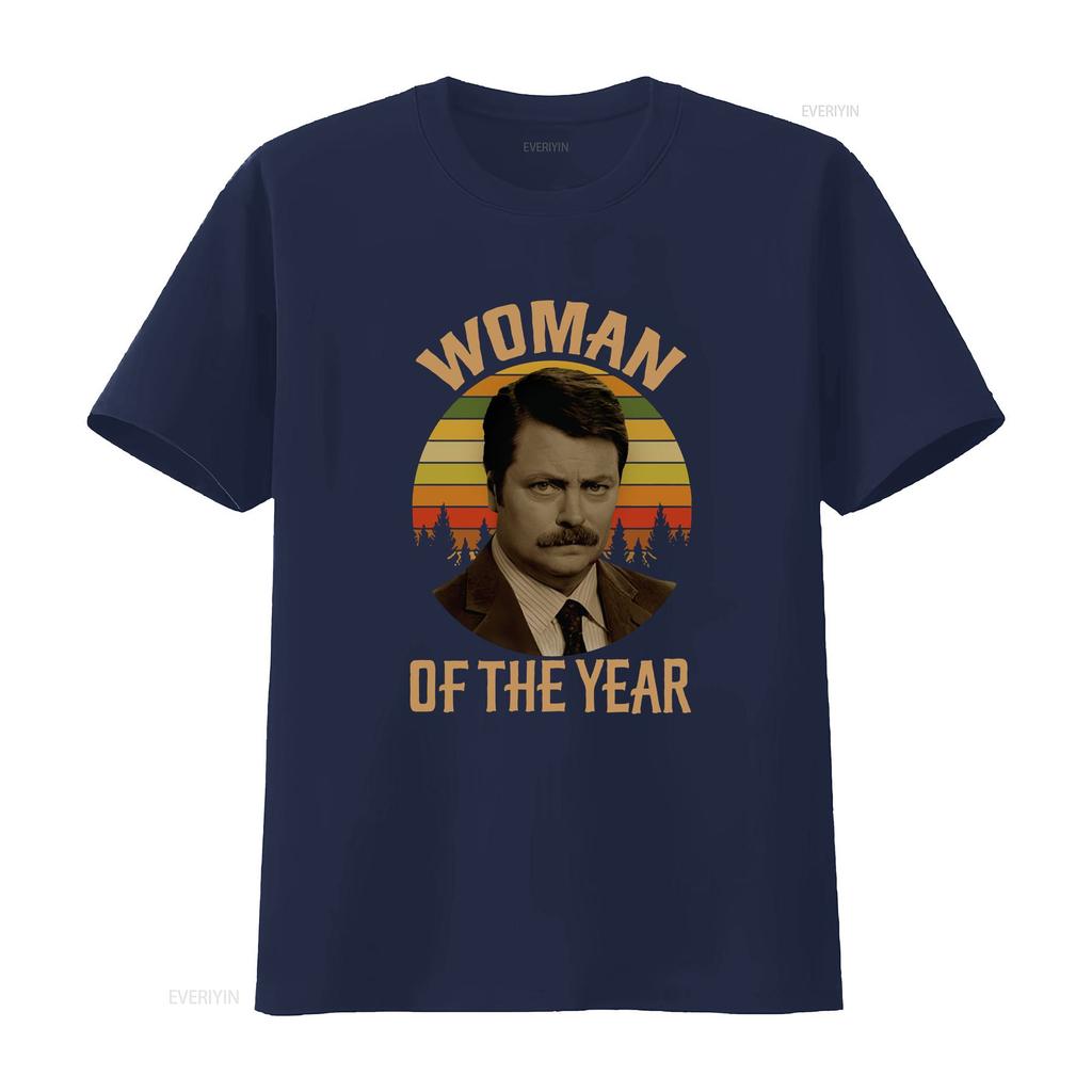 Neues limitiertes Kunst-T-Shirt für die Frau des Jahres, Vintage Retro, Ron Swanson Parks, vintage gewaschen, leicht, Unisex Designer-Kleidung