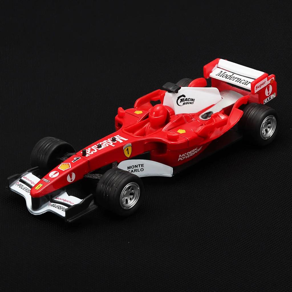 1:32 Scale Formula Racing Car Model Toy Simulation Alloy Diecast City Speed Rally Cars Models Decoration Sound Light Kid Toys