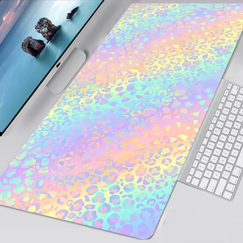 Luxury Alcohol Ink Marble Large Mouse Pad Waterproof Nonslip Gaming Mat