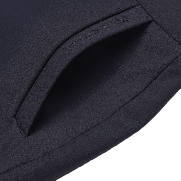 Fila Golf Series Comfortable Simple Skin-Friendly Solid Color Casual Pants Women Pants Black A11W445801F-BK