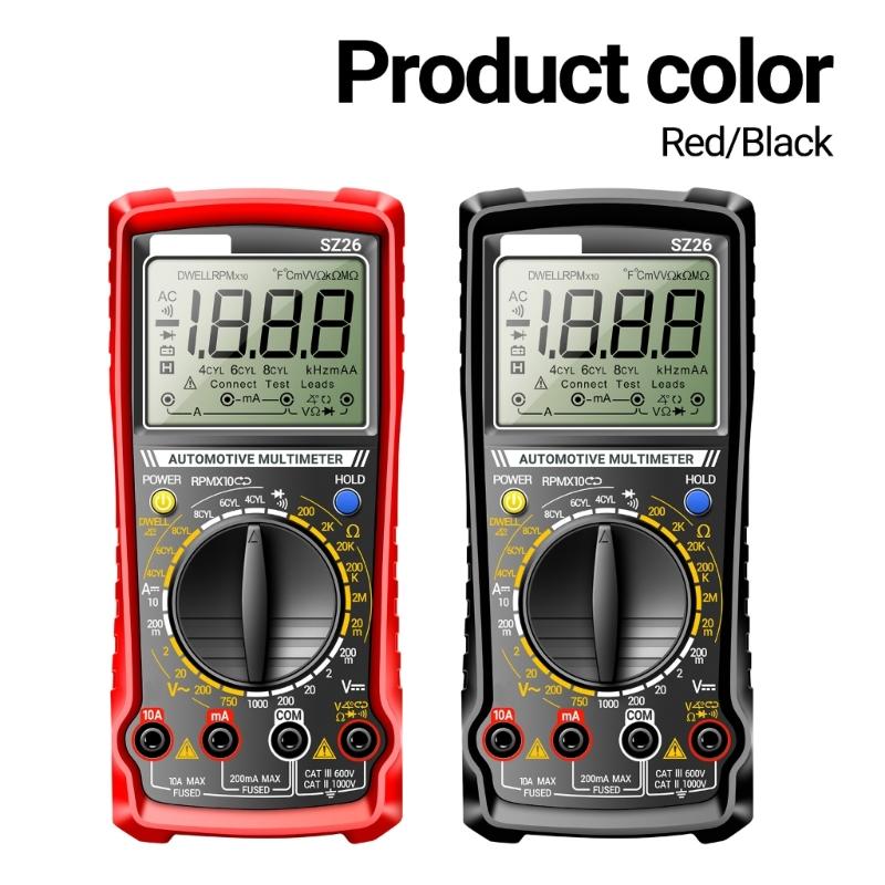 Portable Auto Repair Multimeter High Accuracy Car Circuit Tester Easy to Carry for Various Vehicle Circuit Measurements