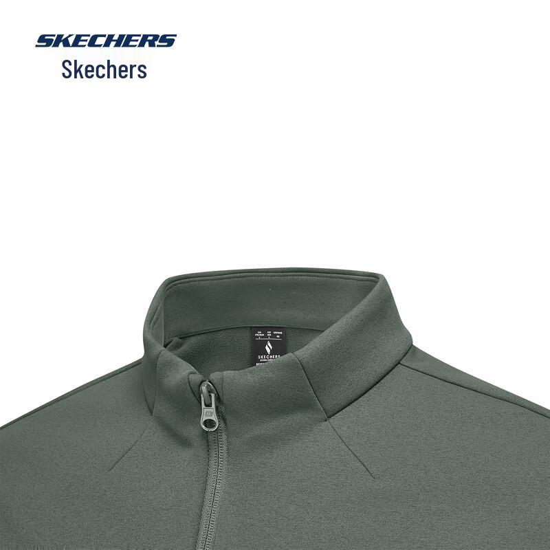 Skechers Men's P425M202 Plush Lined Water-Resistant Stand Collar Jacket