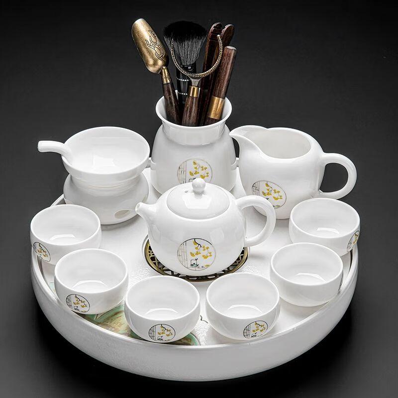 

Jiakangming Round Coarse Pottery Tea Tray