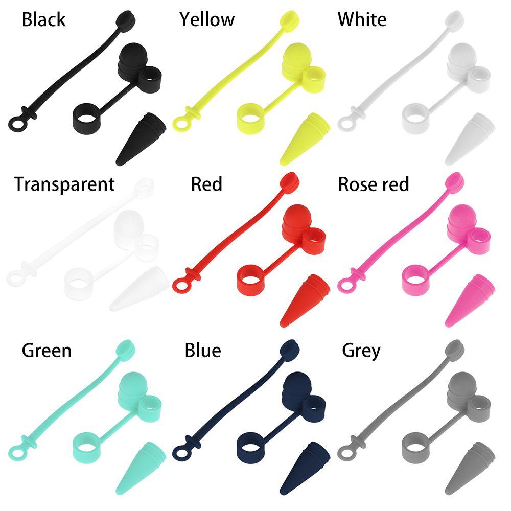 Dustproof 3 in 1 Anti Lost Strap Cover Holder Silicone Case Nib Cap