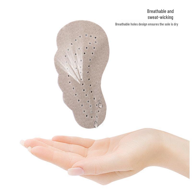 Women's Sandal Anti-Slip & Sweat-Absorbing Forefoot Pads: Breathable, Anti-Chafing, and Self-Adhesive.