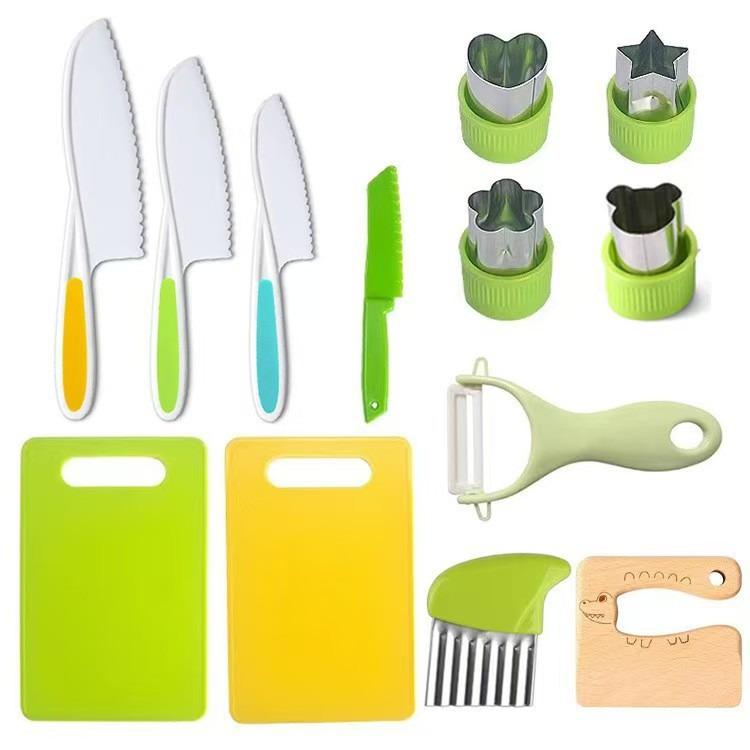 Children's Toy Knife Set for Early Education - Safe Cutting Tools for Kindergarten and Vegetable Play