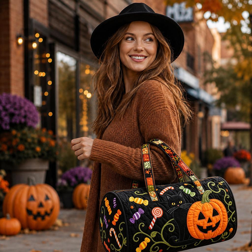 Damen Stepp-Baumwolle Fußball-Print Reisetasche, Stilvolle Yoga Übernachtungs-Handtasche