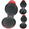 Electric Baking Pan Mini Waffle Maker Quick Heat-Up Waffle Machines  Snacks Making