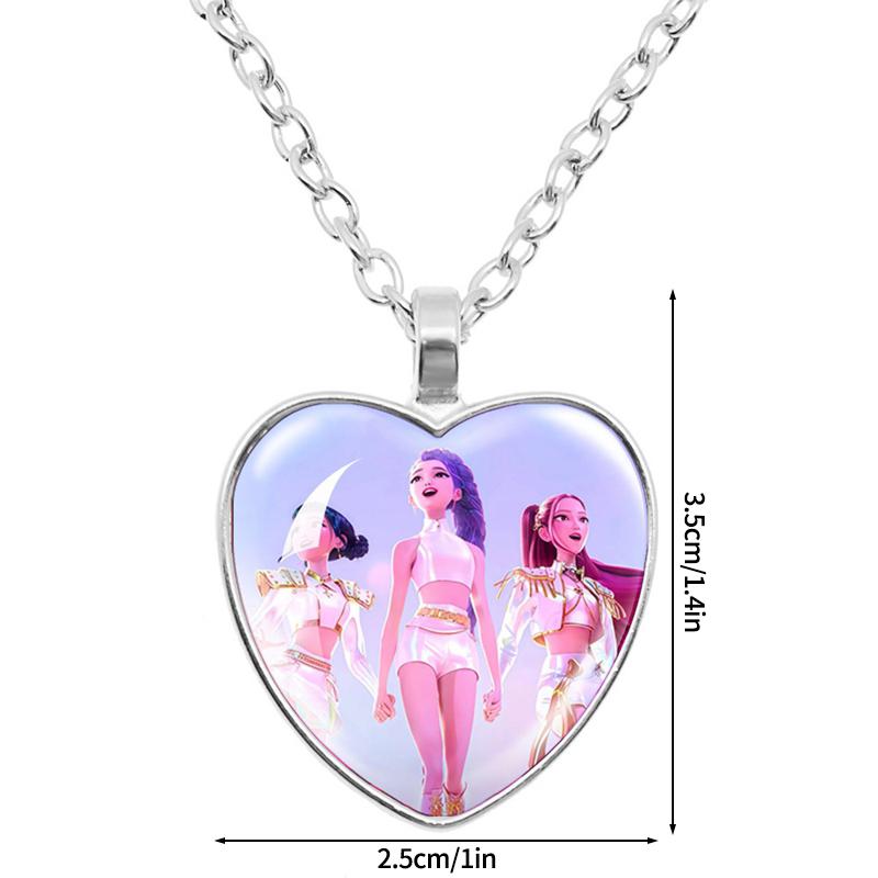 Kpop Demon HHunte Bracelet Huntrix Necklace Bracelet  Anime Hunter Hanging Pendants Party Supplies Fans Favor Gifts