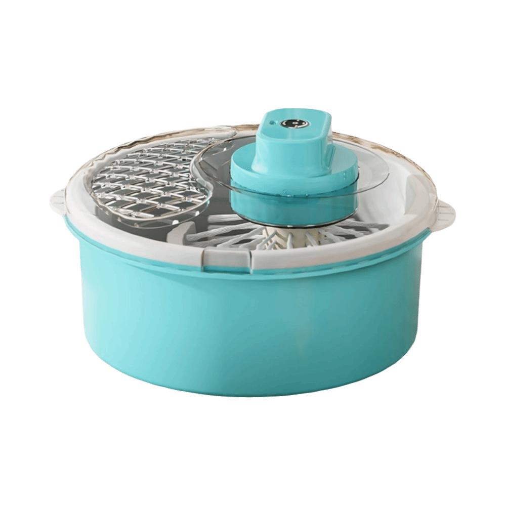 Large Capacity Vegetable Washer Bowl 360° Lettuce Cleaner Electric Salad Dryer Kitchen
