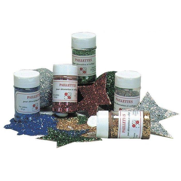 Sparkling Glitter - OZ INTERNATIONAL - MFB98-VE - Green - 50g Jar - Easy To Stick