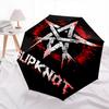 Slipknot, Heavy Metal Themed Automatic Opening and Closing Umbrella, Brightly Colored 8-rib Portable Umbrella, Suitable for Men and Women, A