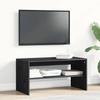VidaXL Meuble TV chêne noir 80x40x40 cm bois d'ingénierie, unité TV, console TV, banc TV, meuble de télévision, meuble 859110