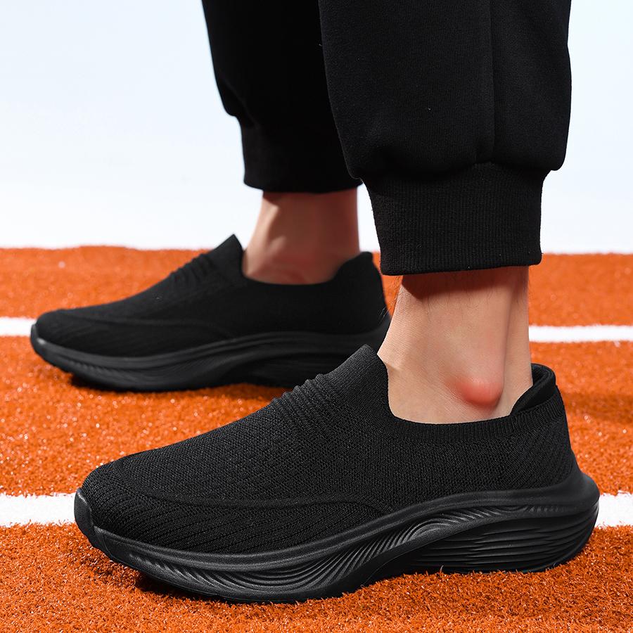 Men Sneakers Loafers Shoes For Men Light Thick Sole Tenis Comfortable Mesh Breathable Casual Shoes Walking Shoes Size 39-46