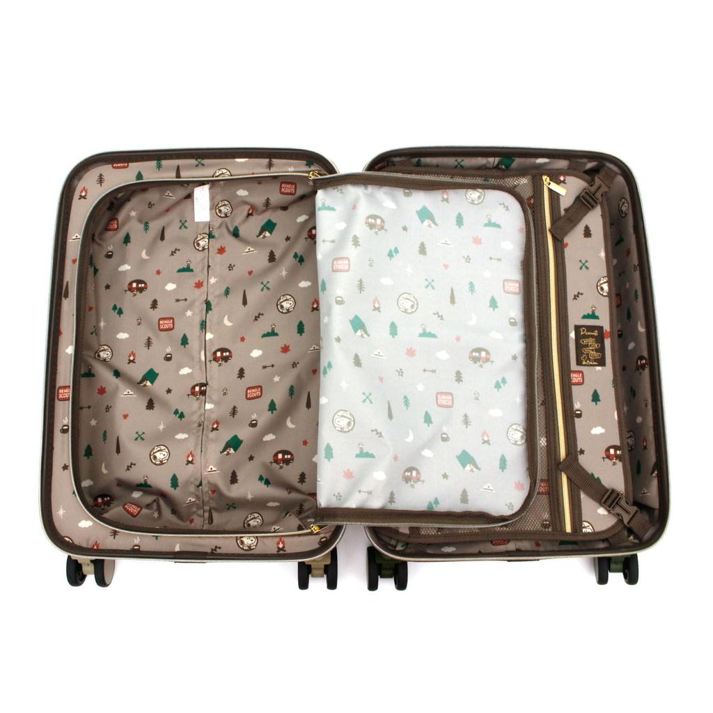 Popularna postać Snoopy'ego jest teraz dostępna jako walizka Snoopy Zipper HAP2285 32L Beagle Scout Khaki [Hapitas]! 3,2 kg