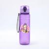650ML K-Pop Demon Hunters Water Cup Boys Girl Portable Drop-proof Outdoor Fitness Jug Trend Simple Frosted Sports Water Cups Gift