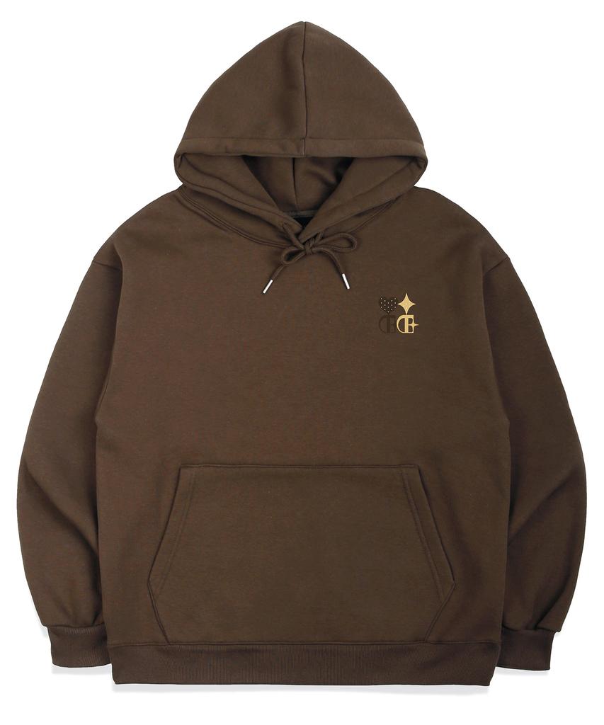 Heart & Star Oversized Fleece-Lined Hoodie Couple Look (6 Colors)