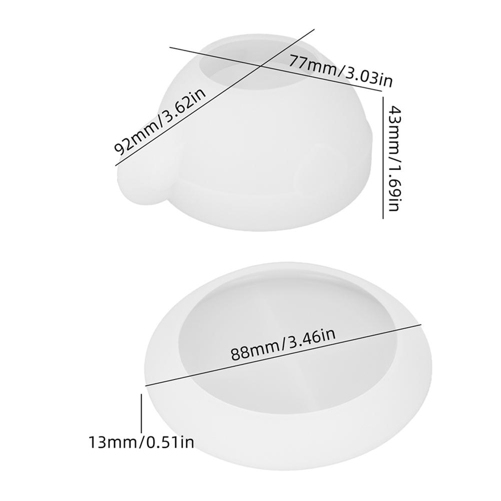 Teacup Tray Silicone Mold With Handle DIY Heart Coffee Cup Saucer UV Resin Epoxy Mold Candle Cup Ceramics Mold Crafts Casting