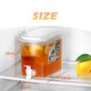 3.5L Water Drink Bucket Beverage Dispenser with Faucet Refrigerator Cold Kettle