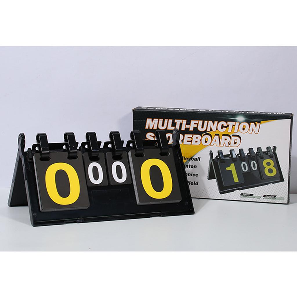 Tabletop Scoring Board Portable Tabletop Scoreboard Flipper MultiSports Score Flip Scoreboard Easy Flip Score Keeper