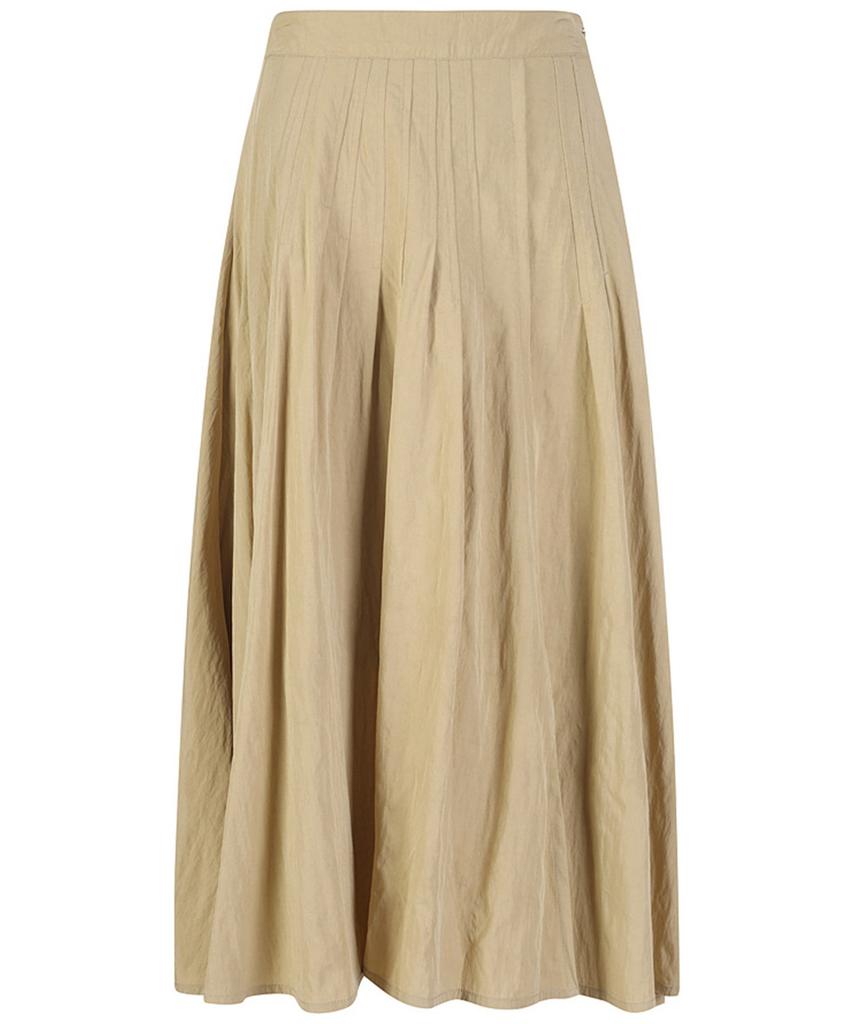 VANAKE Side Zipper Pleated Skirt_Vb45Skmd02Z