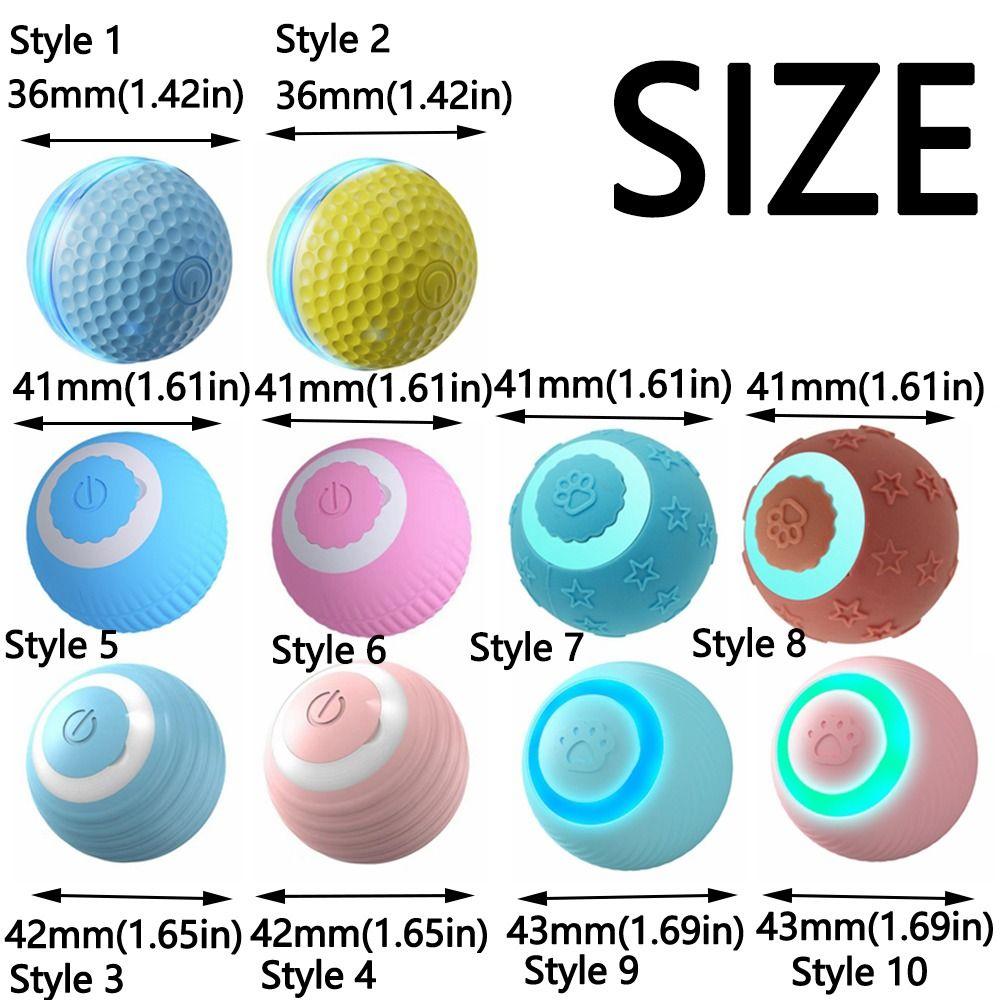 Creative Rolling Ball Dog Toy Self Rolling Ball Pet Electric Smart Ball  Cats Toys