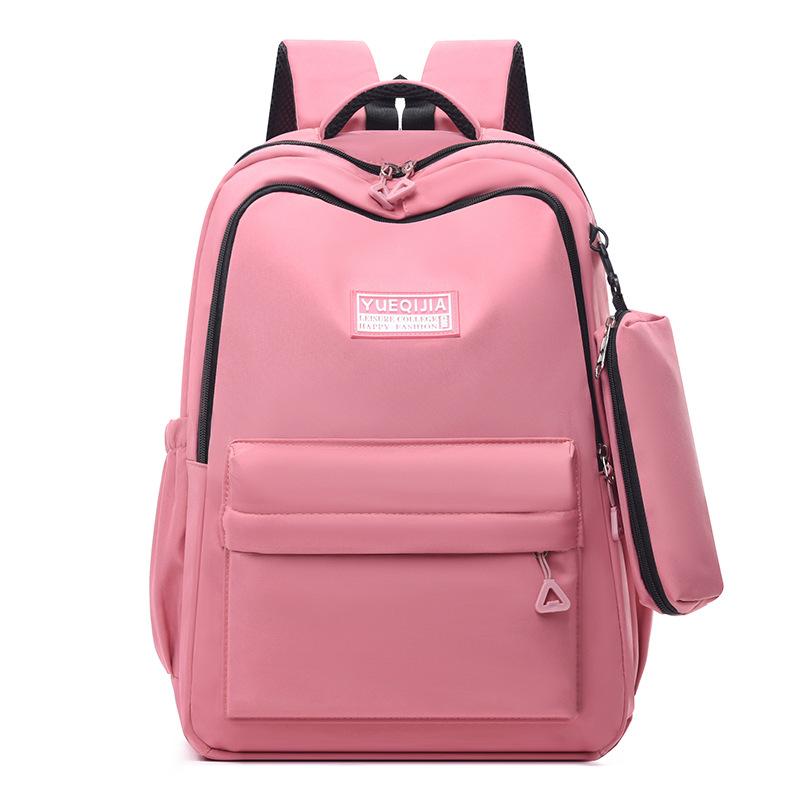 Schoolbag New 101 Summer Middle Ridge School Bag for Junior High School Students Large Capacity Waterproof and Wear-resistant Lightweight Macaron