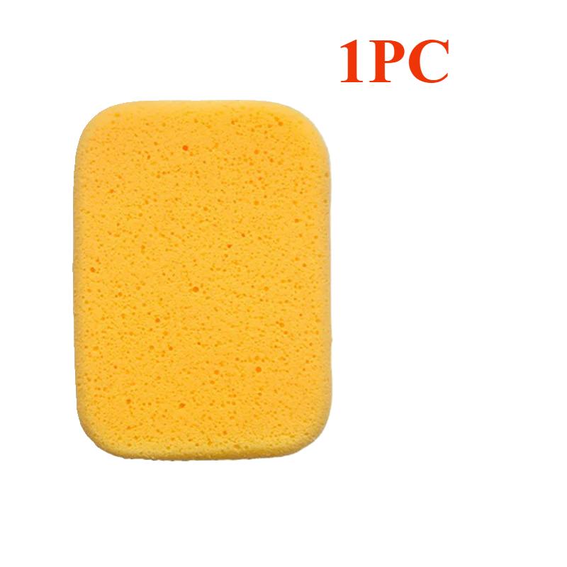 1/3 шт. Желтая мягкая губка для мытья посуды, губка для чистки столовой посуды, кухонная утварь, аксессуар, губка-ластик для мытья посуды из целлюлозы