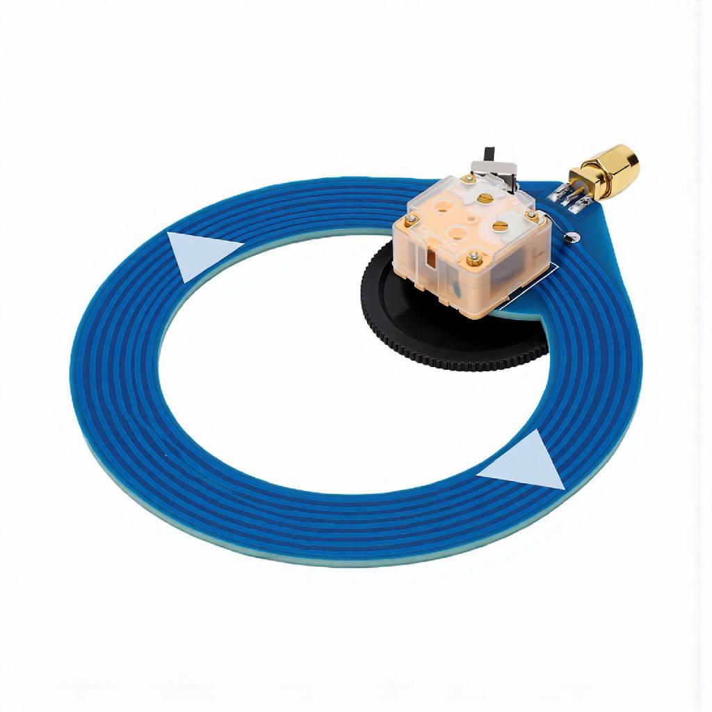 Donut SW Antennae Shortwave Mini Loop PCB Module 4MHz 24MHz Small Portable Narrowband Resonant Blue