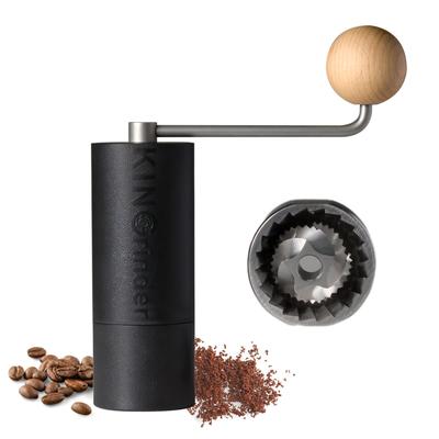 KINGrinder P0 Leichte Handkaffeemühle mit konischen Metallmahlwerken für überlegene Konsistenz, Ideal für Filterkaffee, 20g Fassungsvermögen