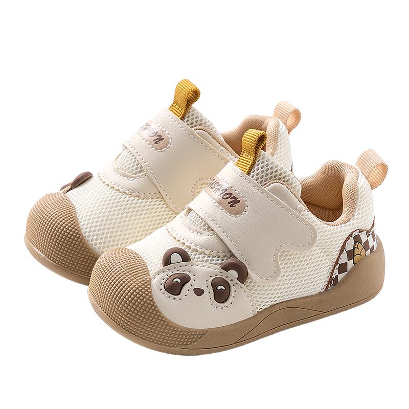 Spring 2026 Toddler Soft Sole Non-Slip Breathable Cartoon Mesh Shoes for Boys & Girls