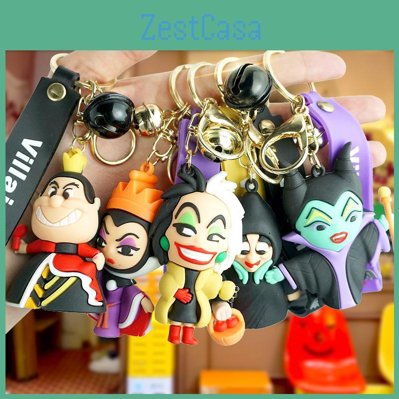 Cute Cartoon Villain Witch Keychain Unique Pvc Bag Charm For Men And Women