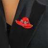 Fashionable Personalized Red Hat Brooch
