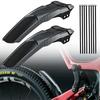 2x Parafanghi per Bicicletta MTB Parafango Bici Ali Anteriori Posteriori Protezione Paraspruzzi Pneumatico