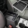 Premium ABS Center Console Tray For Toyota 4Runner 2010-2024 Durable Anti-Slip Armrest Storage Box Car Styling Accessories