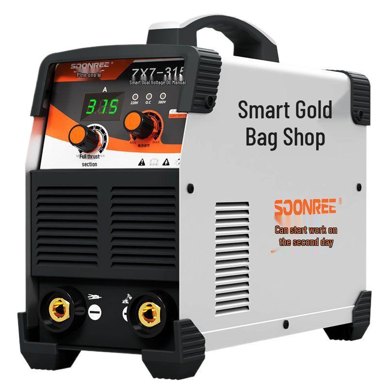 220V/380V Dual Voltage Portable Welder - Pure Copper, Industrial Grade, Household/Small Use, 315 Model