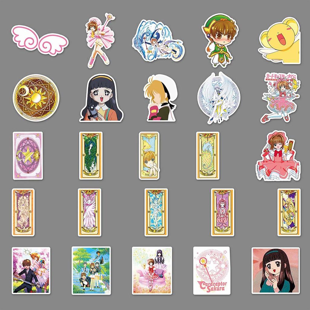 50 Cute Cartoon Personalized Doodle Japanese Comic Laptop Refrigerator Waterproof Decorative Stickers