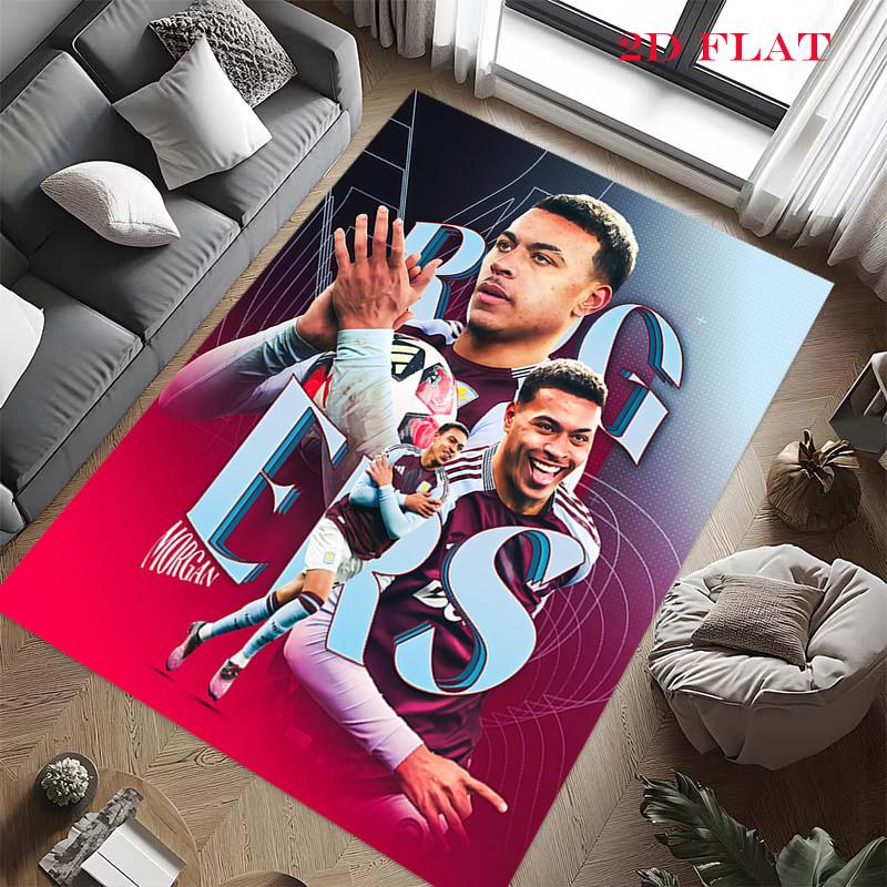 Aston Villa Carpet Rug for Living Room Bedroom Home Sofa Decoration,Kids Play Nonslip Floor Mat