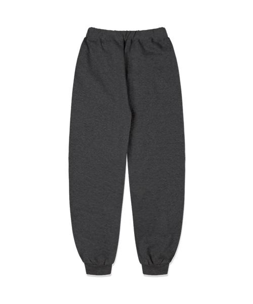 NTET [Fleece Lined] Plain Jogger Pants Charcoal
